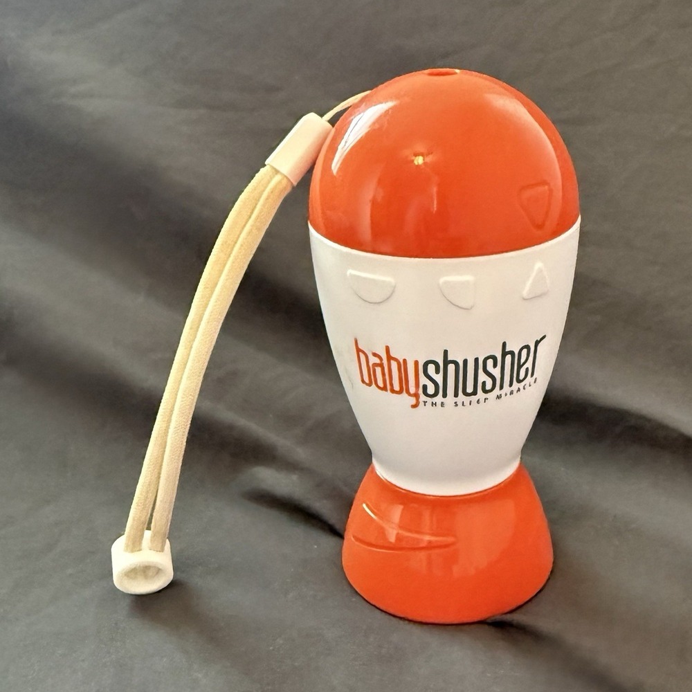Baby Shusher White Noise Machine Sound Machine, Portable, Orange/White